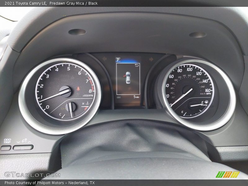 Predawn Gray Mica / Black 2021 Toyota Camry LE