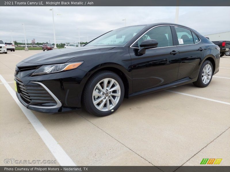 Midnight Black Metallic / Ash 2021 Toyota Camry LE