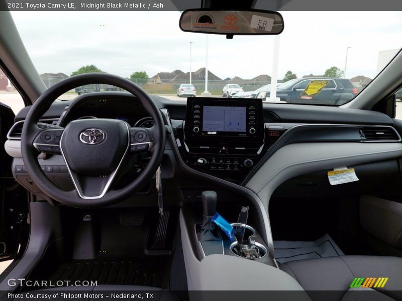 Midnight Black Metallic / Ash 2021 Toyota Camry LE