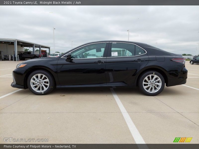 Midnight Black Metallic / Ash 2021 Toyota Camry LE