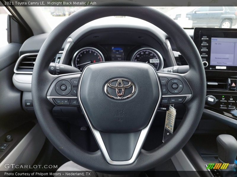 Midnight Black Metallic / Ash 2021 Toyota Camry LE