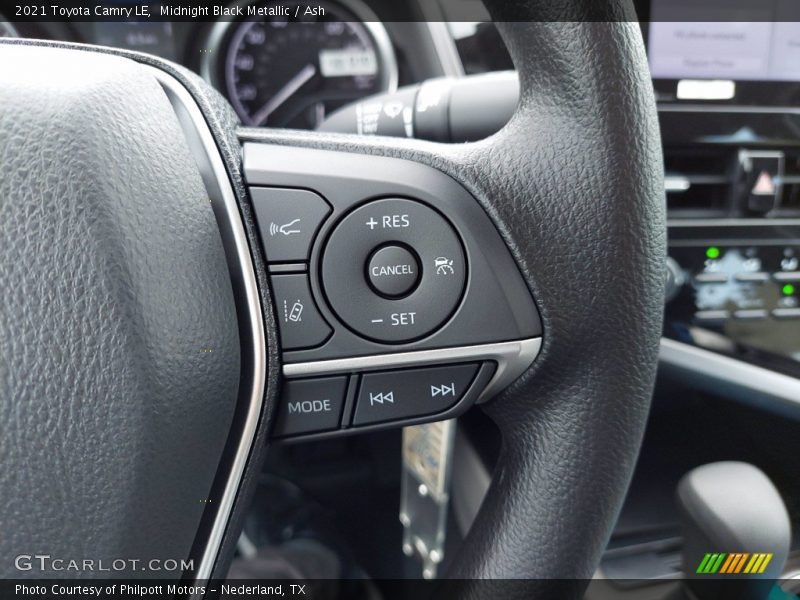 Midnight Black Metallic / Ash 2021 Toyota Camry LE