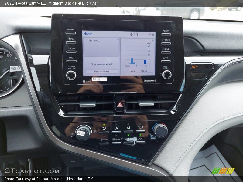 Midnight Black Metallic / Ash 2021 Toyota Camry LE