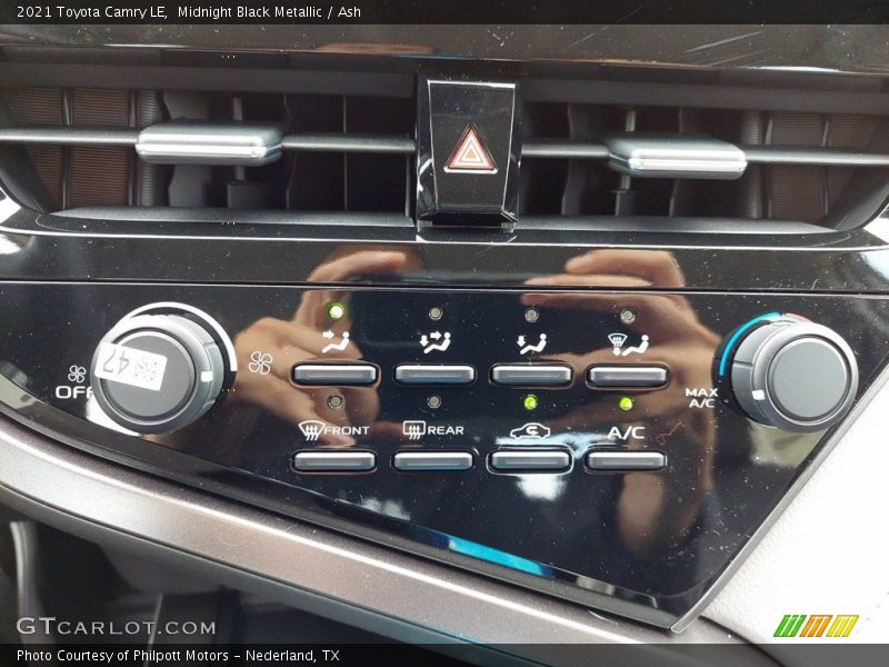 Midnight Black Metallic / Ash 2021 Toyota Camry LE