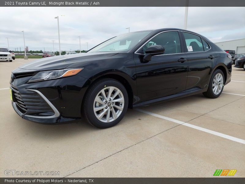 Midnight Black Metallic / Ash 2021 Toyota Camry LE