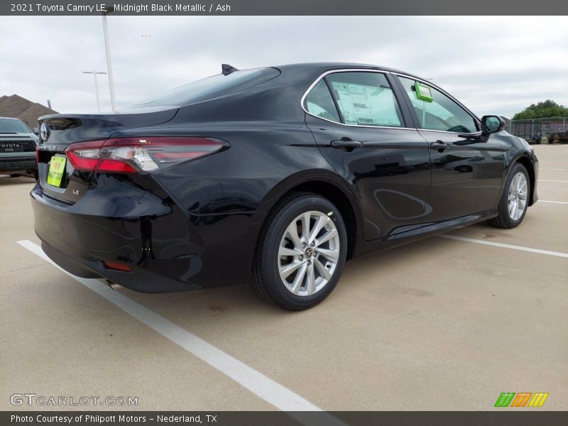 Midnight Black Metallic / Ash 2021 Toyota Camry LE