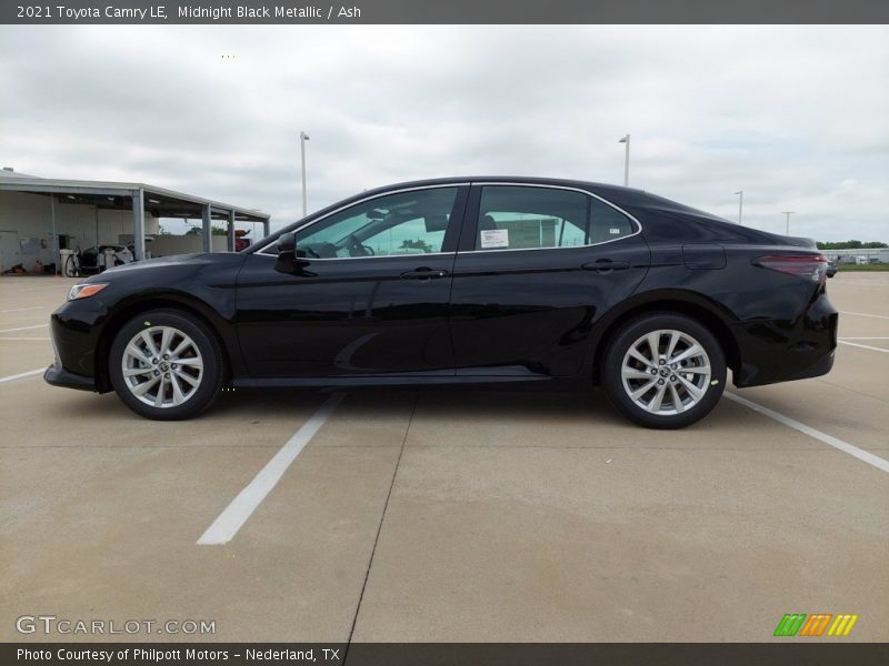 Midnight Black Metallic / Ash 2021 Toyota Camry LE