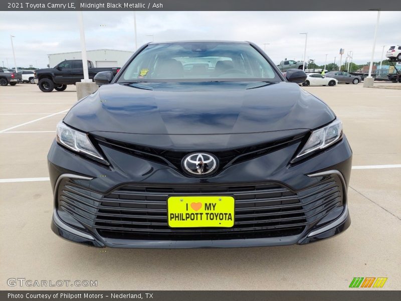 Midnight Black Metallic / Ash 2021 Toyota Camry LE