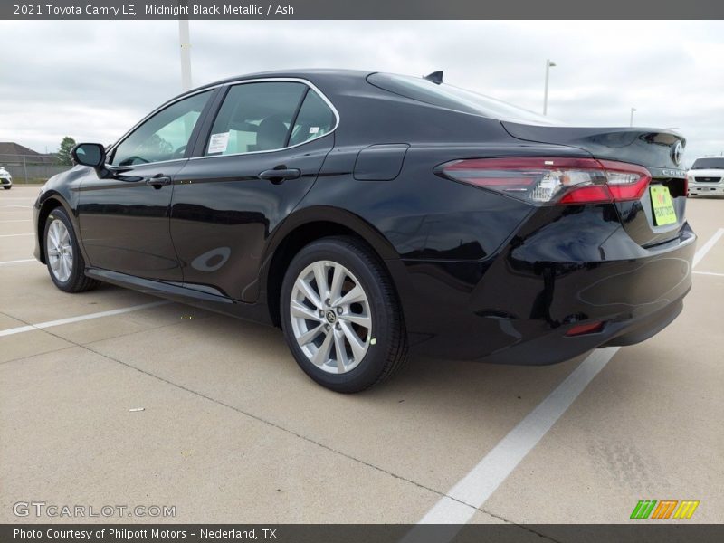 Midnight Black Metallic / Ash 2021 Toyota Camry LE