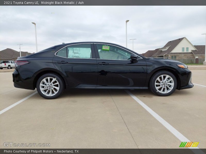 Midnight Black Metallic / Ash 2021 Toyota Camry LE