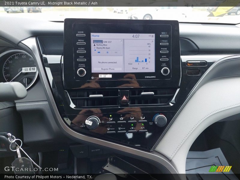 Midnight Black Metallic / Ash 2021 Toyota Camry LE