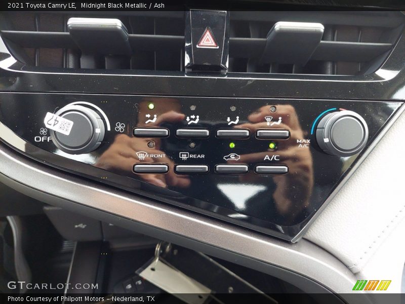 Midnight Black Metallic / Ash 2021 Toyota Camry LE