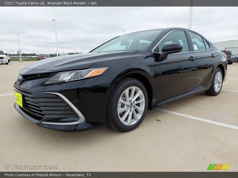 Midnight Black Metallic / Ash 2021 Toyota Camry LE