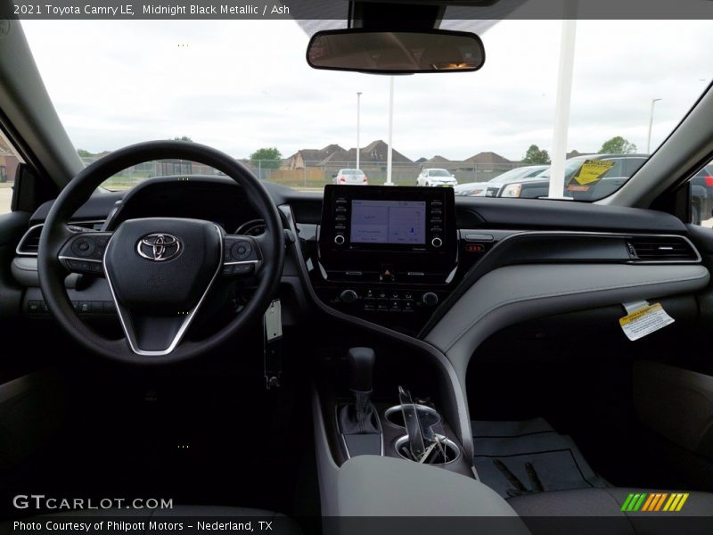 Midnight Black Metallic / Ash 2021 Toyota Camry LE