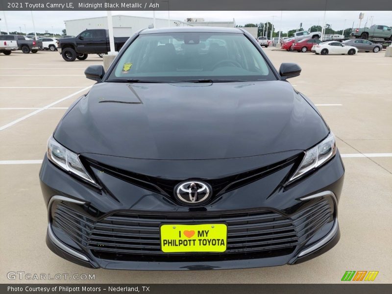 Midnight Black Metallic / Ash 2021 Toyota Camry LE