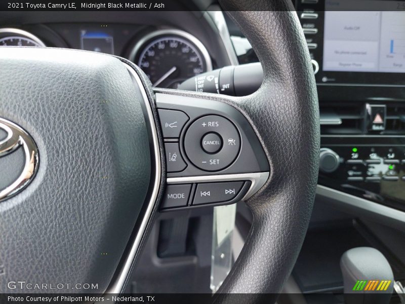 Midnight Black Metallic / Ash 2021 Toyota Camry LE