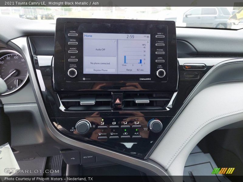 Midnight Black Metallic / Ash 2021 Toyota Camry LE
