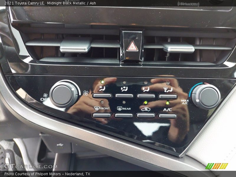Midnight Black Metallic / Ash 2021 Toyota Camry LE