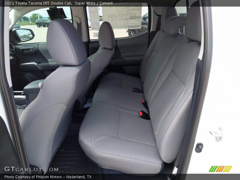 Super White / Cement 2021 Toyota Tacoma SR5 Double Cab