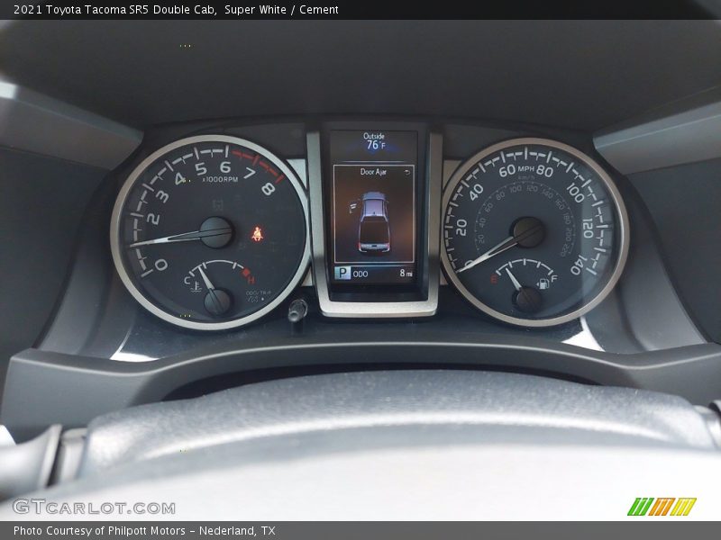 Super White / Cement 2021 Toyota Tacoma SR5 Double Cab
