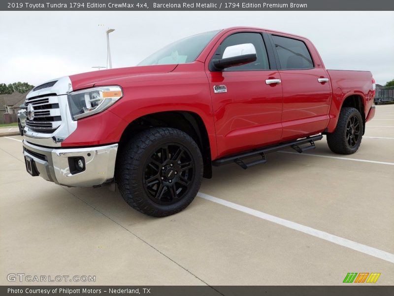 Barcelona Red Metallic / 1794 Edition Premium Brown 2019 Toyota Tundra 1794 Edition CrewMax 4x4