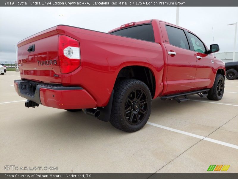 Barcelona Red Metallic / 1794 Edition Premium Brown 2019 Toyota Tundra 1794 Edition CrewMax 4x4