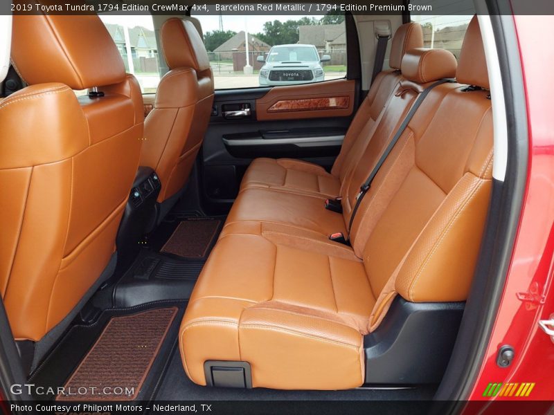 Rear Seat of 2019 Tundra 1794 Edition CrewMax 4x4