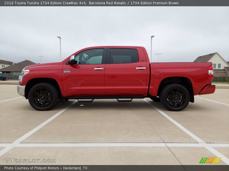  2019 Tundra 1794 Edition CrewMax 4x4 Barcelona Red Metallic