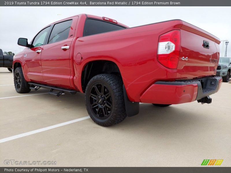 Barcelona Red Metallic / 1794 Edition Premium Brown 2019 Toyota Tundra 1794 Edition CrewMax 4x4