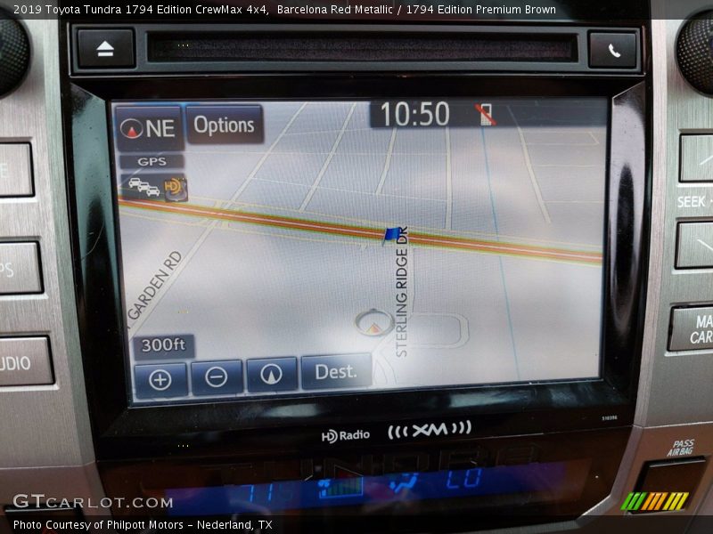 Navigation of 2019 Tundra 1794 Edition CrewMax 4x4