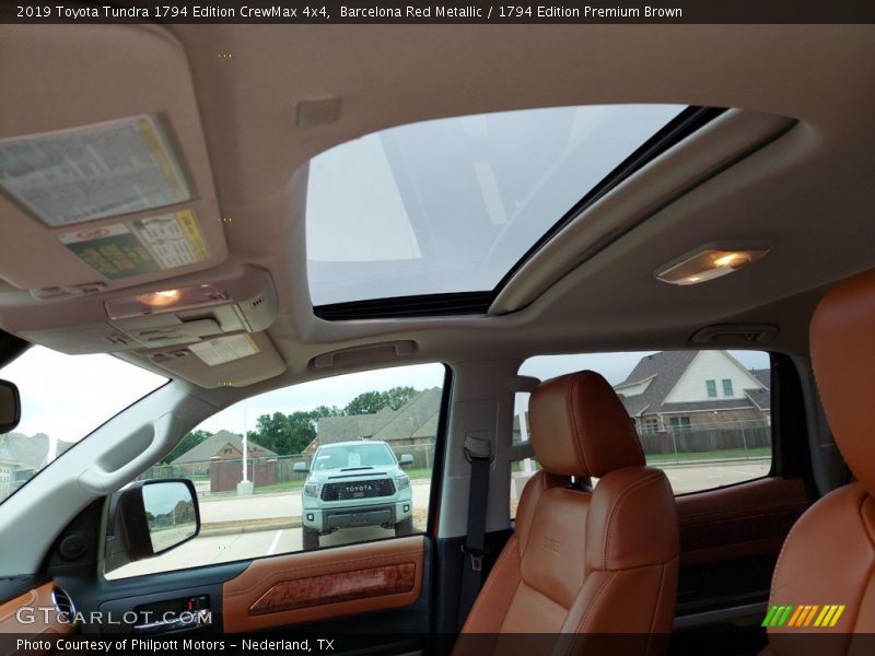 Barcelona Red Metallic / 1794 Edition Premium Brown 2019 Toyota Tundra 1794 Edition CrewMax 4x4