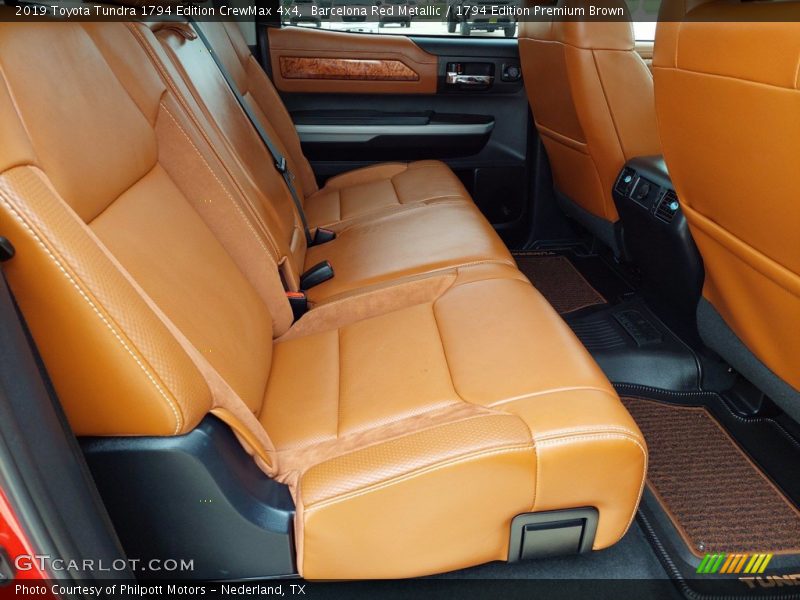 Rear Seat of 2019 Tundra 1794 Edition CrewMax 4x4