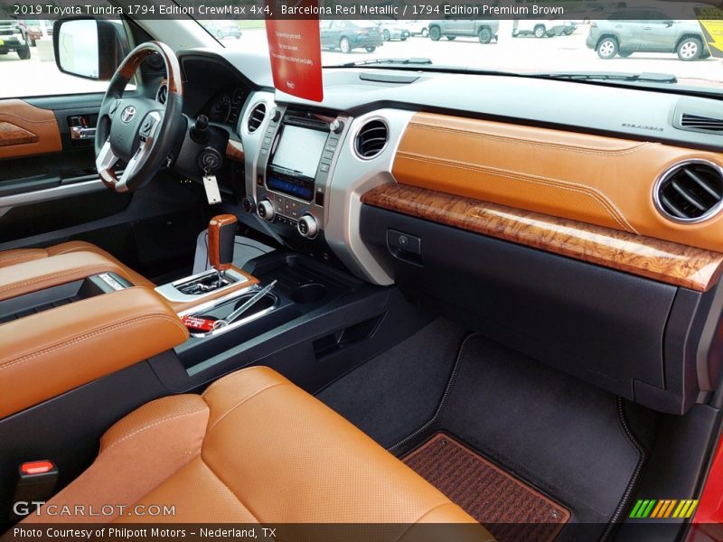 Dashboard of 2019 Tundra 1794 Edition CrewMax 4x4