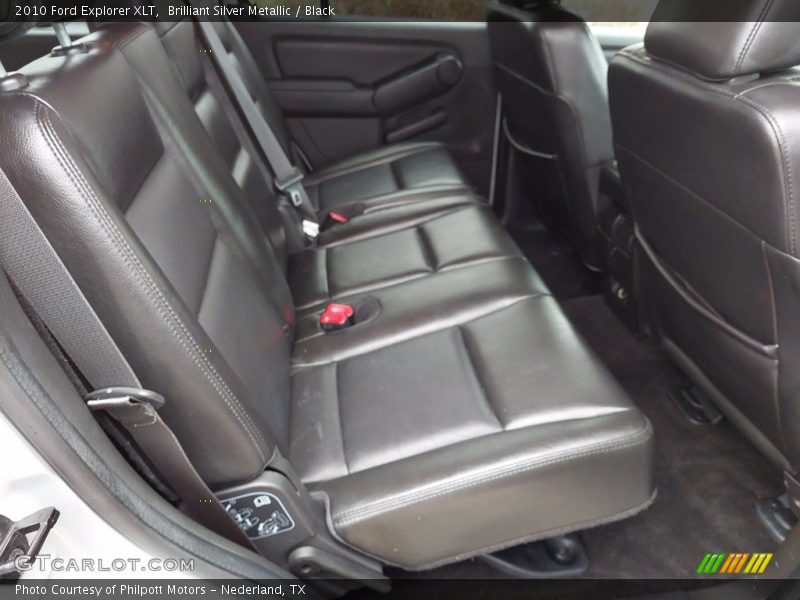 Brilliant Silver Metallic / Black 2010 Ford Explorer XLT