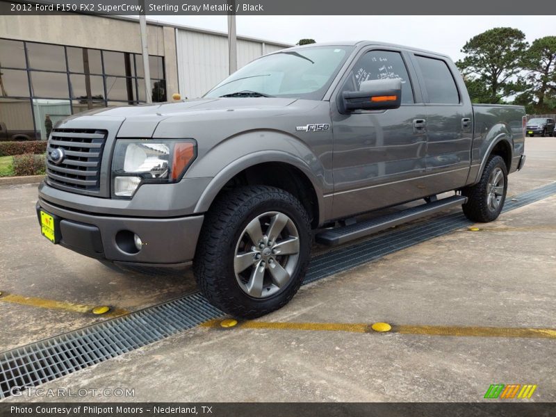 Sterling Gray Metallic / Black 2012 Ford F150 FX2 SuperCrew