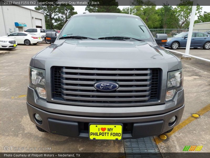 Sterling Gray Metallic / Black 2012 Ford F150 FX2 SuperCrew