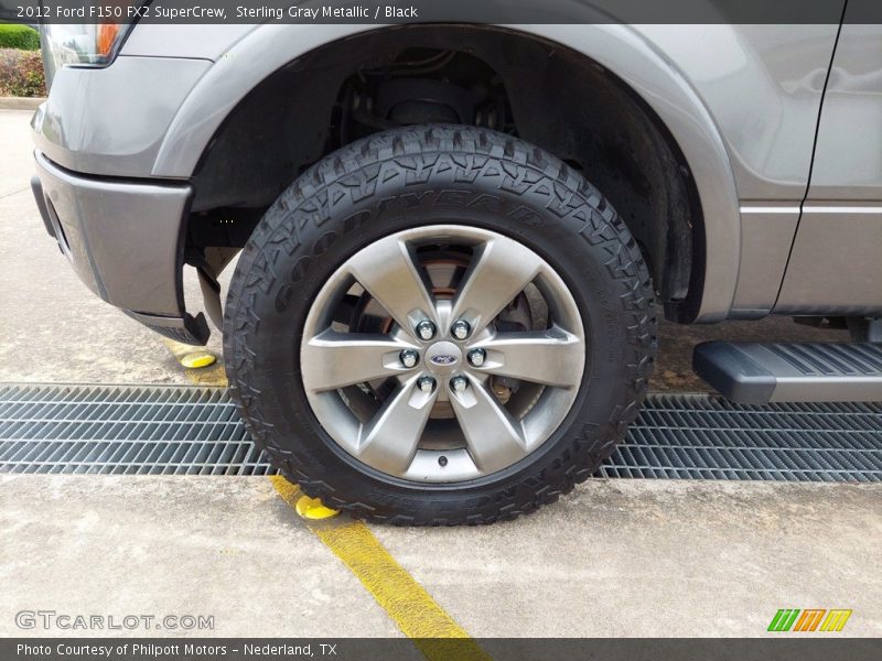 Sterling Gray Metallic / Black 2012 Ford F150 FX2 SuperCrew