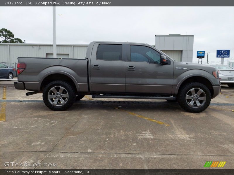 Sterling Gray Metallic / Black 2012 Ford F150 FX2 SuperCrew
