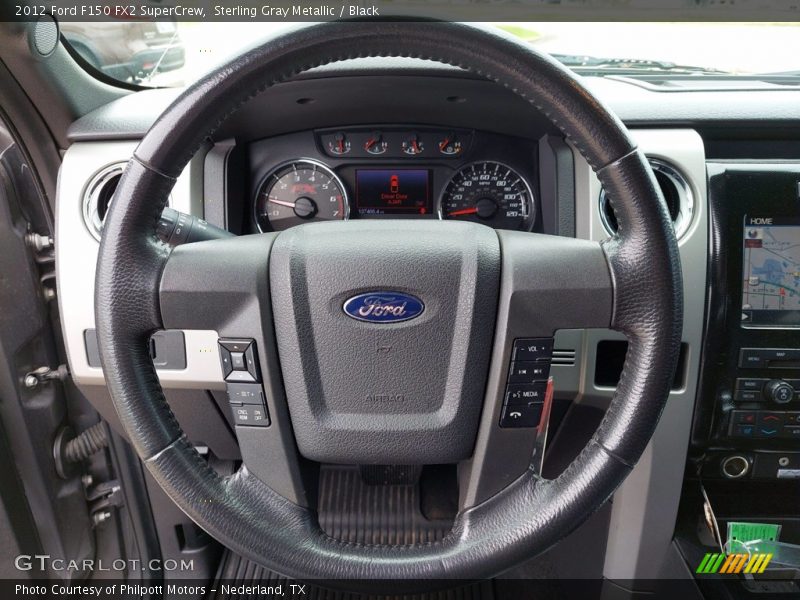 Sterling Gray Metallic / Black 2012 Ford F150 FX2 SuperCrew