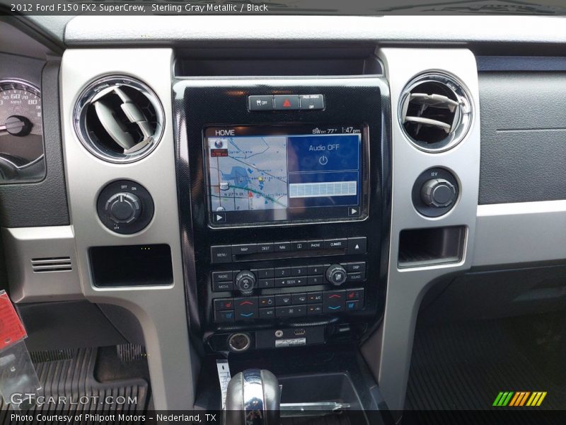 Sterling Gray Metallic / Black 2012 Ford F150 FX2 SuperCrew