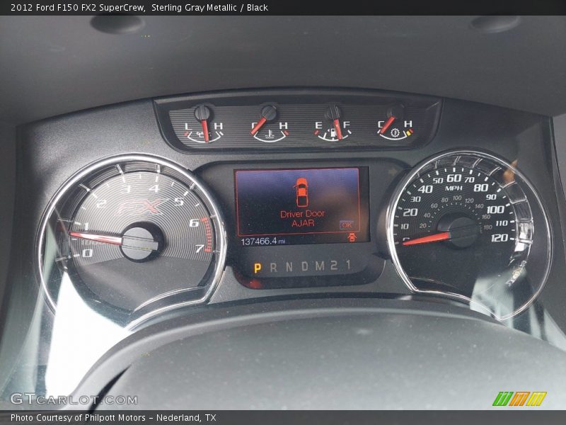 Sterling Gray Metallic / Black 2012 Ford F150 FX2 SuperCrew