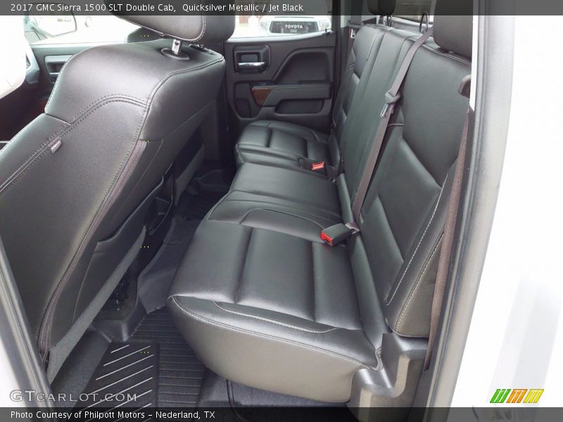 Rear Seat of 2017 Sierra 1500 SLT Double Cab