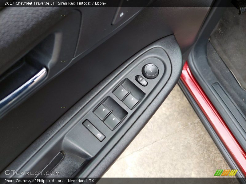 Siren Red Tintcoat / Ebony 2017 Chevrolet Traverse LT