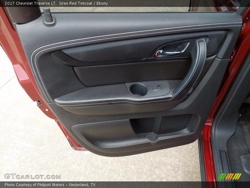 Siren Red Tintcoat / Ebony 2017 Chevrolet Traverse LT