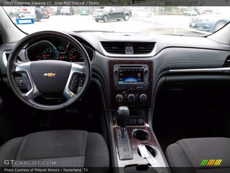 Siren Red Tintcoat / Ebony 2017 Chevrolet Traverse LT
