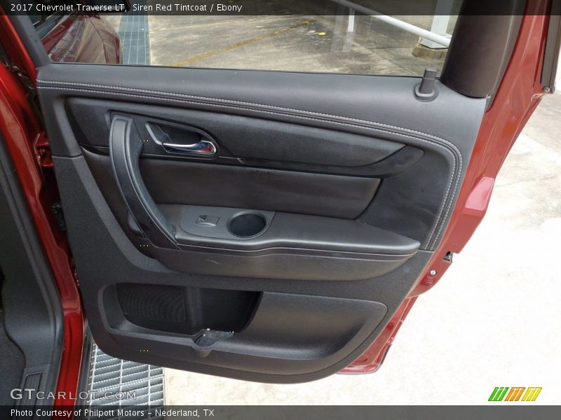 Siren Red Tintcoat / Ebony 2017 Chevrolet Traverse LT