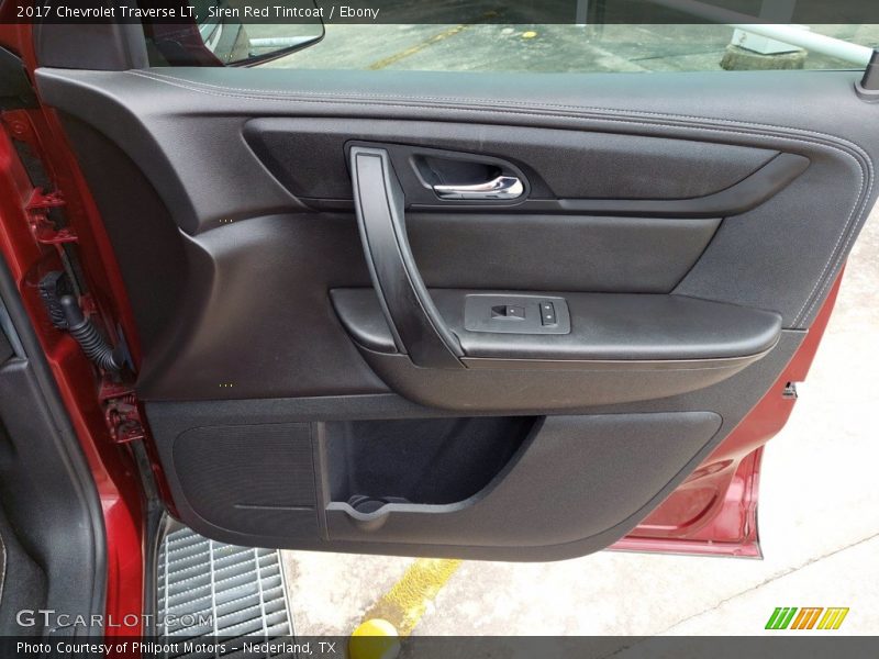 Siren Red Tintcoat / Ebony 2017 Chevrolet Traverse LT