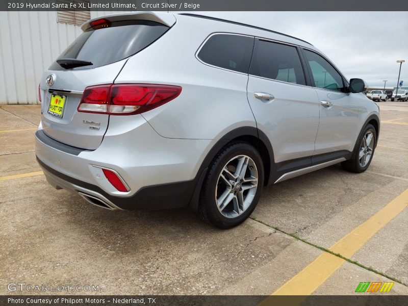 Circuit Silver / Beige 2019 Hyundai Santa Fe XL Limited Ultimate