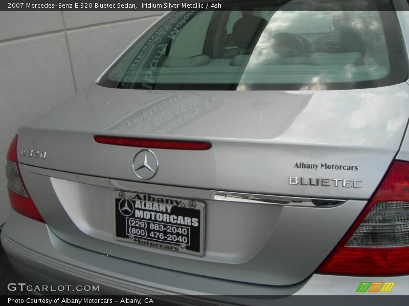 Iridium Silver Metallic / Ash 2007 Mercedes-Benz E 320 Bluetec Sedan