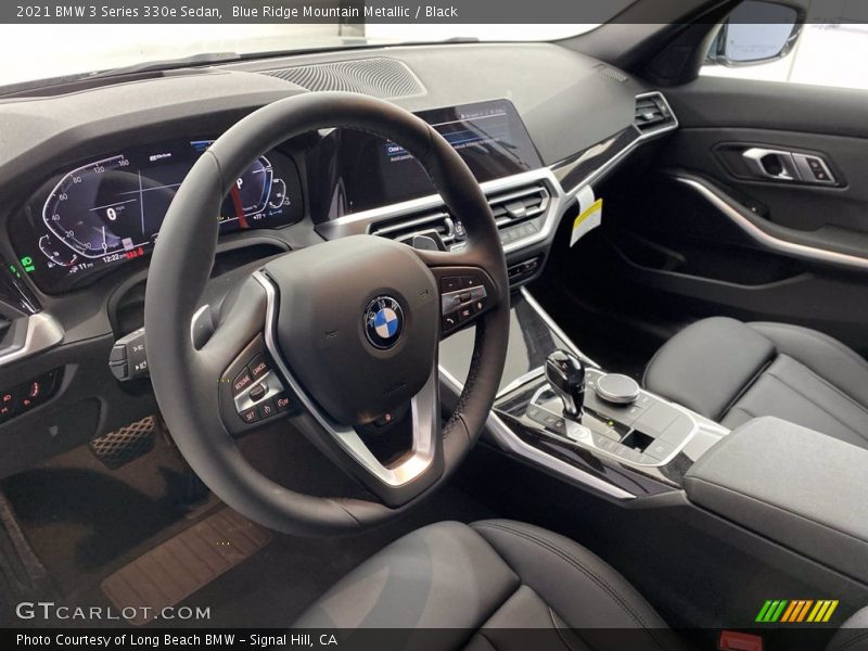  2021 3 Series 330e Sedan Black Interior